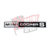 Emblema trasero Mini Cooper S Mk3.