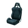 Asiento OMP Desing II, reclinable, negro.